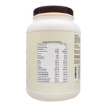 Etiqueta nutricional de la proteína vegetal NUDE sabor chocolate.