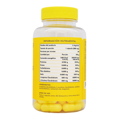L Arginina 60 Cap